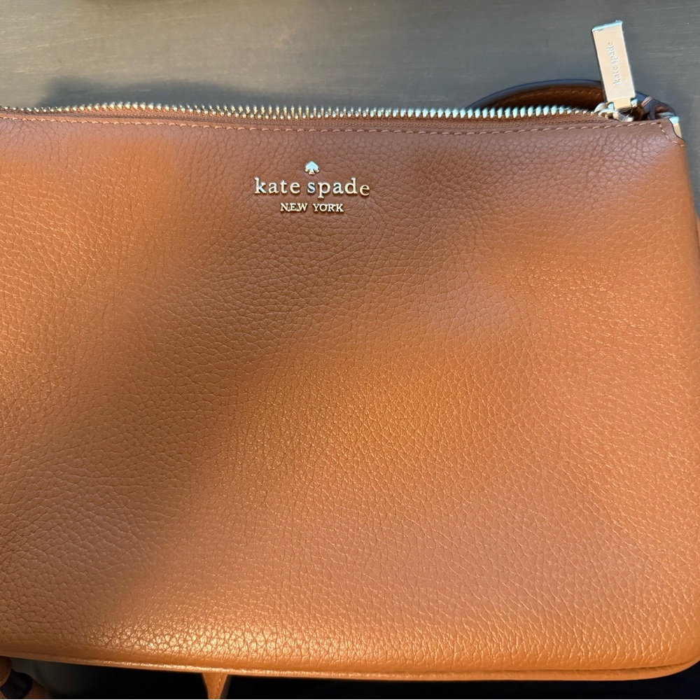 Kate Spade Brown Leather Medium Crossbody Bag